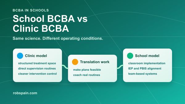 School BCBA vs Clinic BCBA: What Changes in Public Schools?