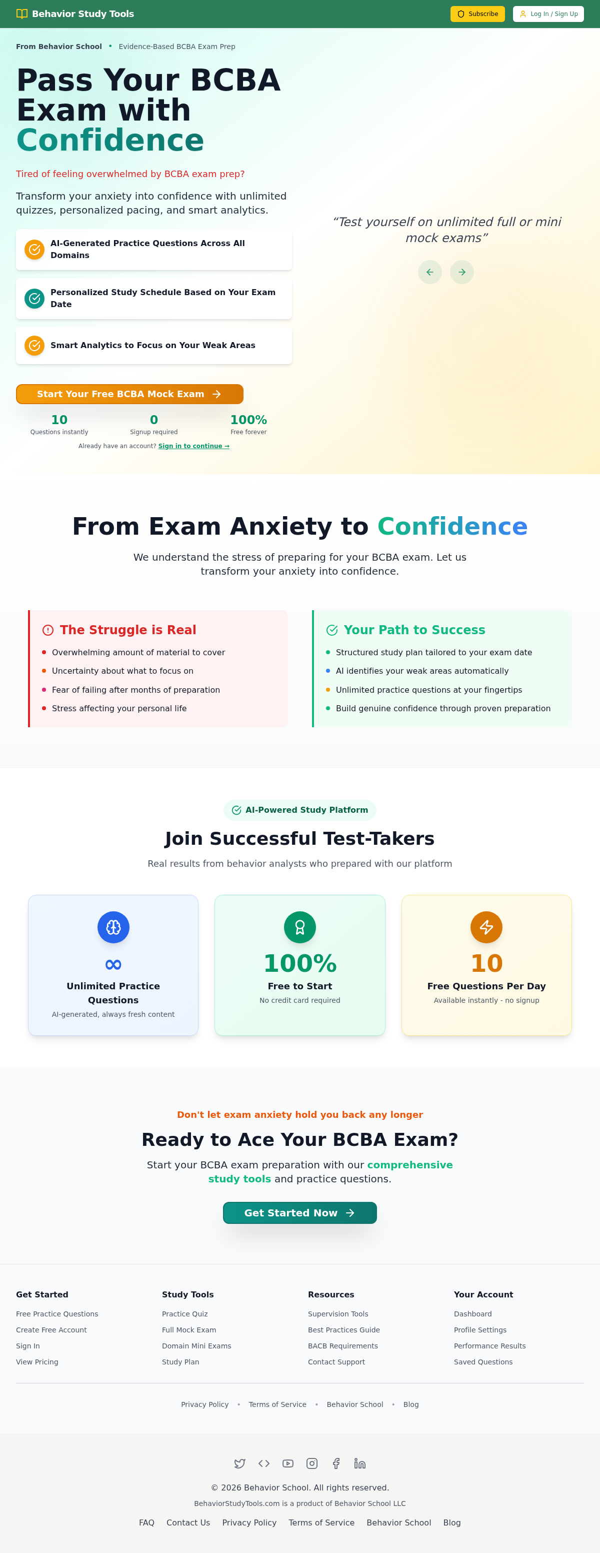 Behavior School Platform